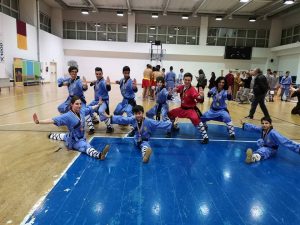 Gruppo della Shaolin Quan Fa Modena ad una gara di Kung Fu tradizionale