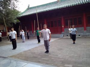 Riccardo Montorsi si allena al tempio Shaolin in Cina